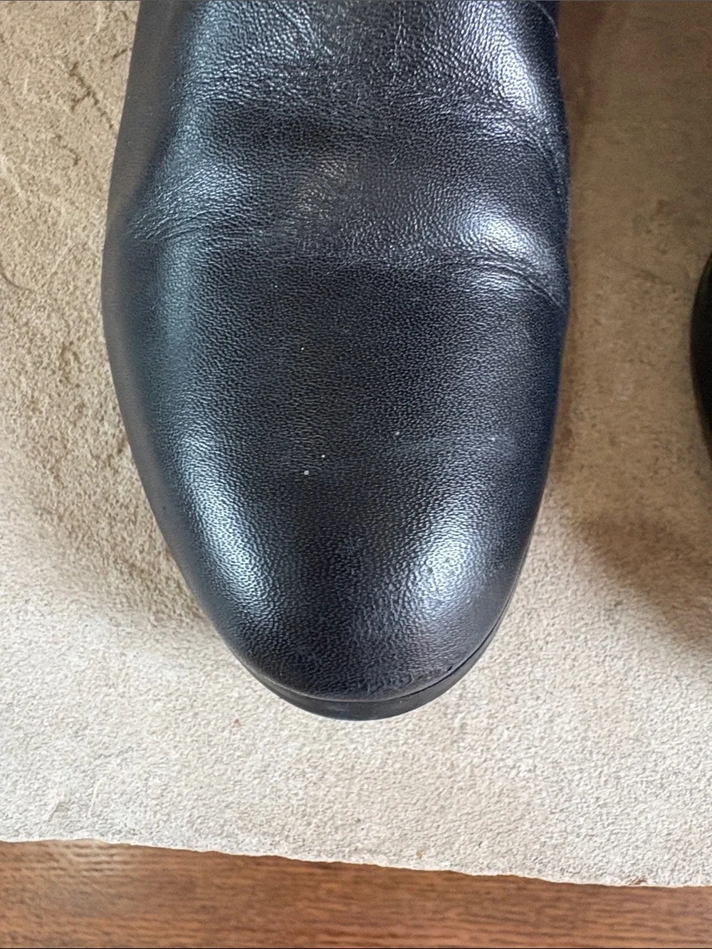 Michael Kors sz 7 black leather tall riding boots